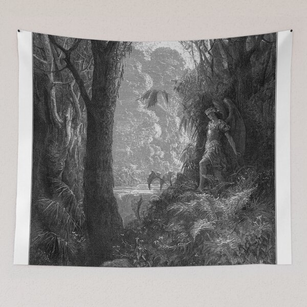 Item preview,  Paradise Lost Satan hides in Paradise - Gustave Dore designed and sold by Vintage Designs +.