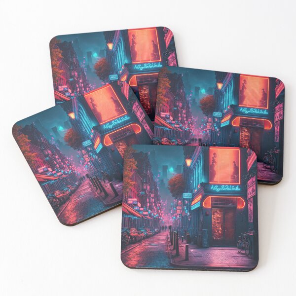 Item preview, Cyberpunk City Amsterdam Streets designed and sold by art8085.