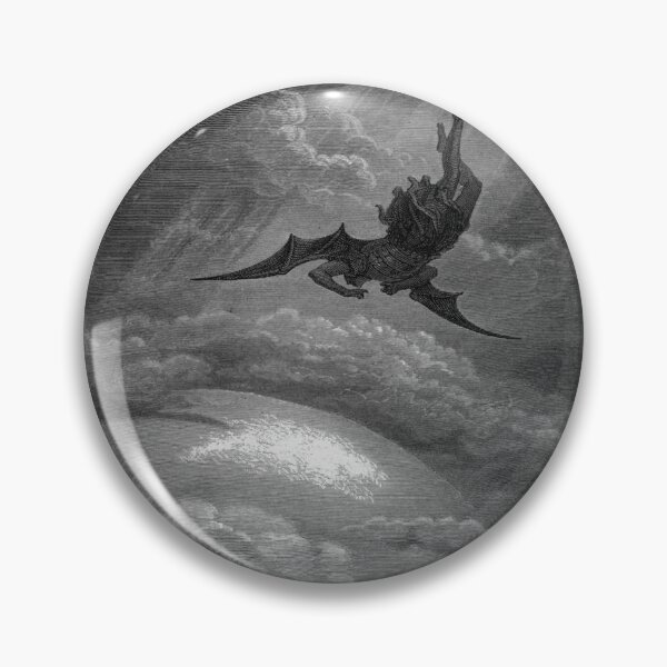 Item preview,  Paradise Lost Satan is cast out of Heaven and is plunged into Hell - Gustave Dore designed and sold by Vintage Designs +.