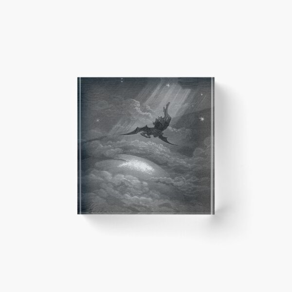 Item preview,  Paradise Lost Satan is cast out of Heaven and is plunged into Hell - Gustave Dore designed and sold by Vintage Designs +.