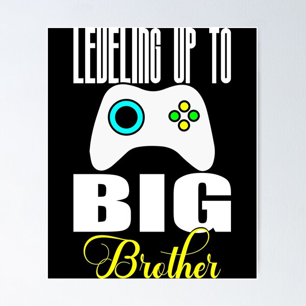 Item preview, Leveling Up To Big Brother Retro designed and sold by Easton designer.