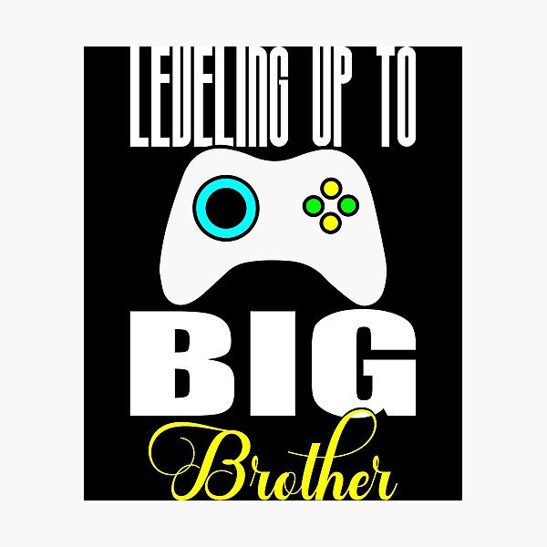 Item preview, Leveling Up To Big Brother Retro designed and sold by Easton designer.