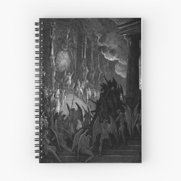 Item preview, Paradise Lost Satan takes his throne in Hell - Gustave Dore  designed and sold by Vintage Designs +.