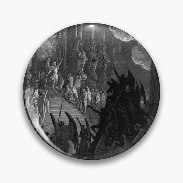 Item preview, Paradise Lost Satan takes his throne in Hell - Gustave Dore  designed and sold by Vintage Designs +.