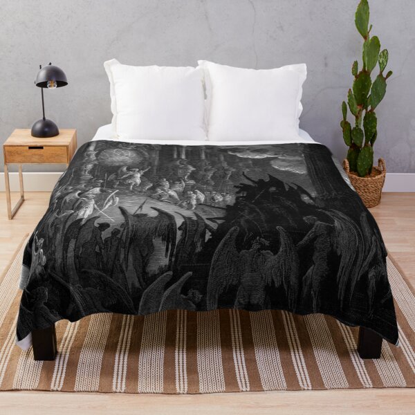 Item preview, Paradise Lost Satan takes his throne in Hell - Gustave Dore  designed and sold by Vintage Designs +.