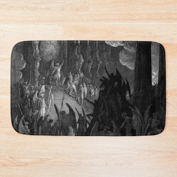 Item preview, Paradise Lost Satan takes his throne in Hell - Gustave Dore  designed and sold by Vintage Designs +.