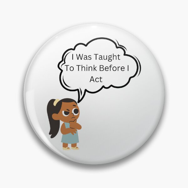 Item preview, Copy of  Teacher, i was taught to think before i act designed and sold by Allklassy.