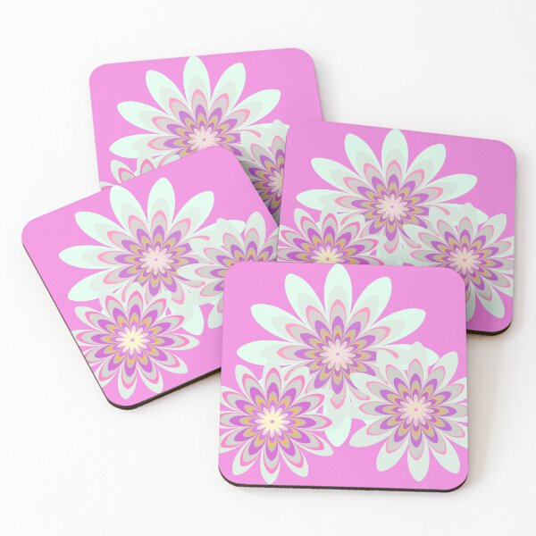 Item preview, pink floral pattern modern design pink designed and sold by Bakkia.