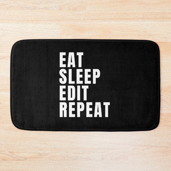 Item preview, Eat Sleep Edit Repeat designed and sold by texteestore.