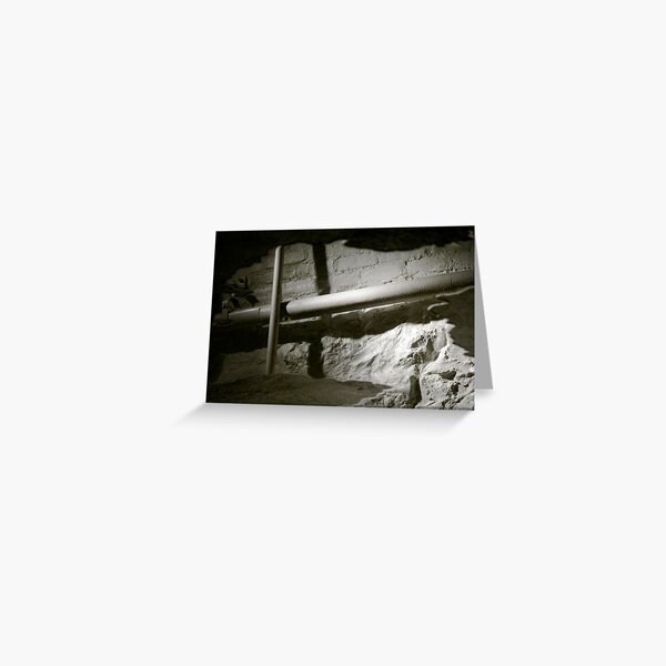 Floor Pipe Greeting Card