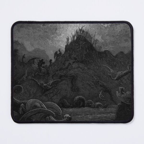 Item preview, Paradise Lost The Angels look over Hell - Gustave Dore designed and sold by Vintage Designs +.