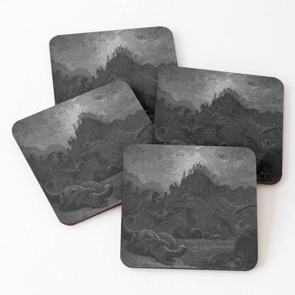 Item preview, Paradise Lost The Angels look over Hell - Gustave Dore  designed and sold by Vintage Designs +.