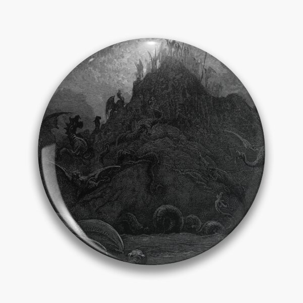 Item preview, Paradise Lost The Angels look over Hell - Gustave Dore  designed and sold by Vintage Designs +.