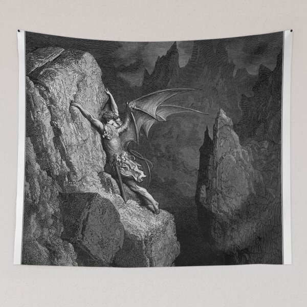 Item preview, Paradise Lost The Fall of Lucifer - Gustave Dore  designed and sold by Vintage Designs +.
