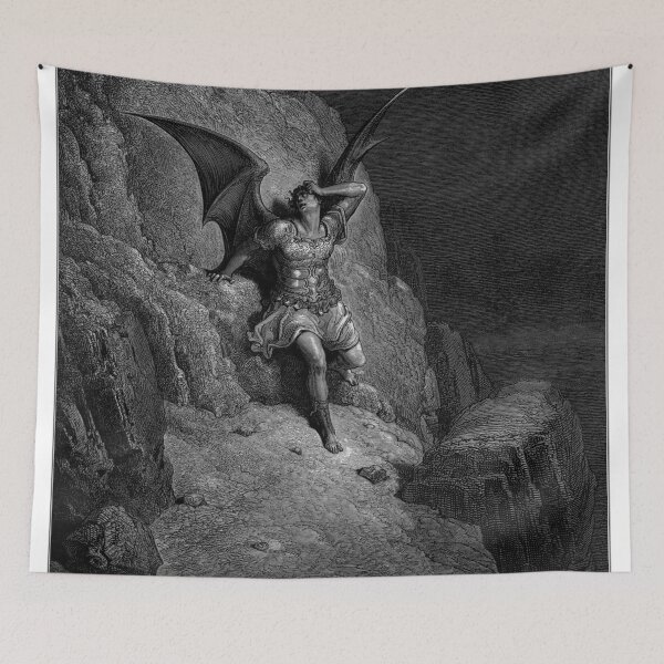 Item preview, Paradise Lost The Fall of Satan - Gustave Doré  designed and sold by Vintage Designs +.