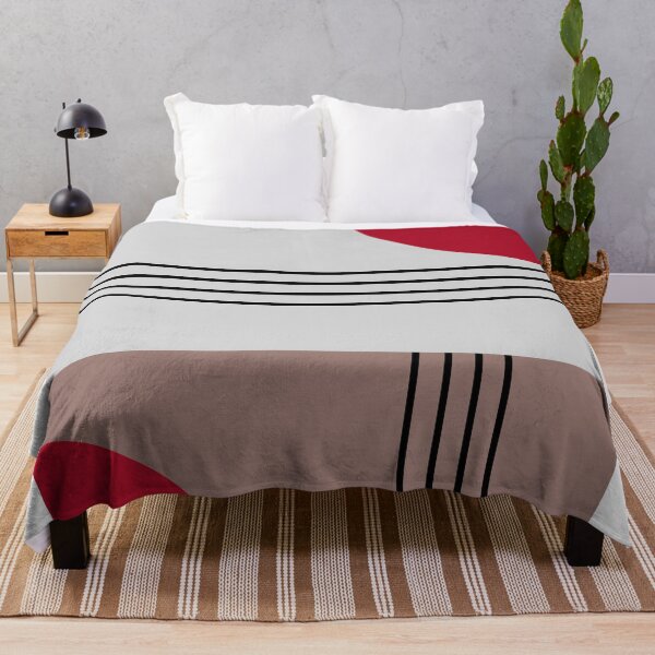 Item preview, Geometric abstract design with red designed and sold by HelenMarash.