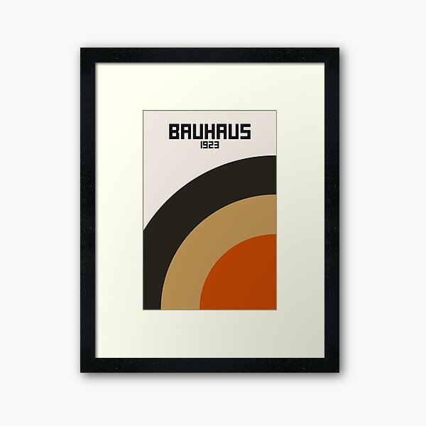 Item preview, Bauhaus Exhibition, Bauhaus Wall Art, Bauhaus Exhibition Print rainbow dark colors designed and sold by re-make-.