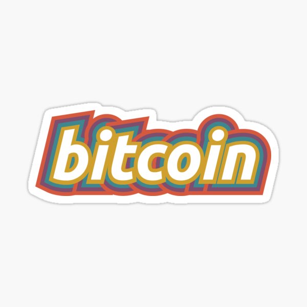 Item preview, Vintage Colorful Bitcoin designed and sold by seradesign.