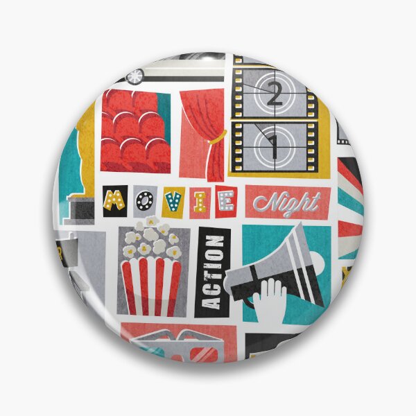 Item preview, Movie night // white background film and cinema motifs designed and sold by SelmaCardoso.