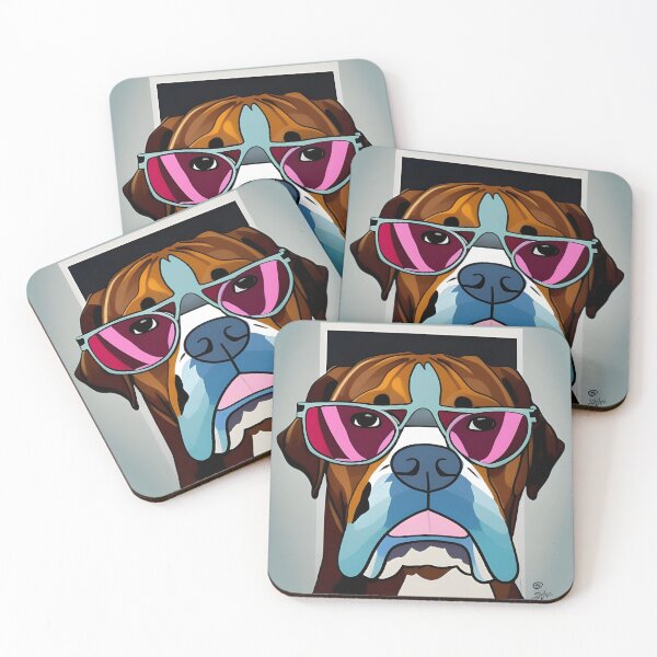 Item preview, Boxer dog in Sunglasses designed and sold by Planetporridge.