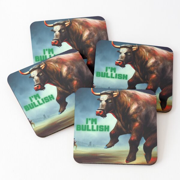 Item preview, I'm Bullish - Bull vs Bear Market designed and sold by Merigold.