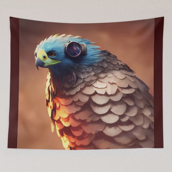 Item preview, Pirate Goshawk Bird designed and sold by MimozaStudio.