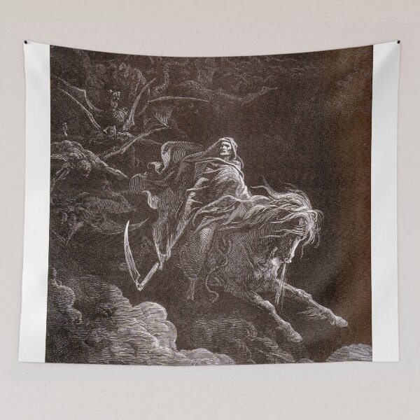 Item preview, Death on the Pale Horse (1865) - Gustave Doré  designed and sold by Vintage Designs +.