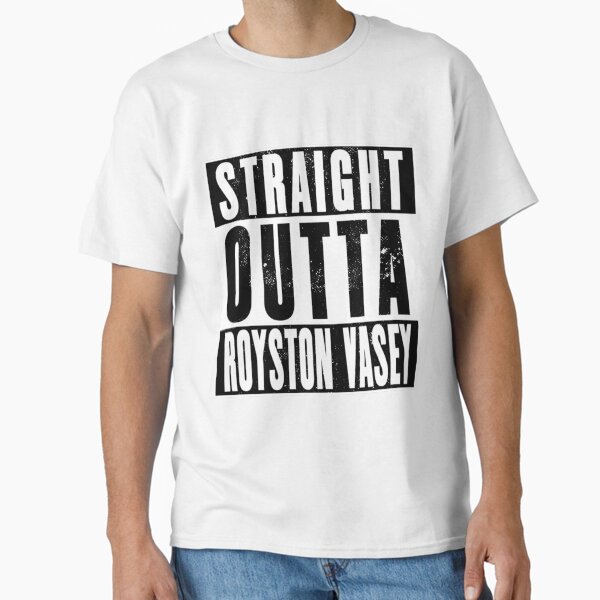Artikel-Vorschau von Straight Outta Royston Vasey - Distressed Design, designt und verkauft von TheBookisBB.
