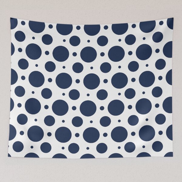 Item preview, Nautical Pattern Of Blue Polka Dots On A White Pattern designed and sold by Pattern1design.