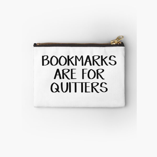 Item preview, Bookmarks are for quitters designed and sold by allthetees.