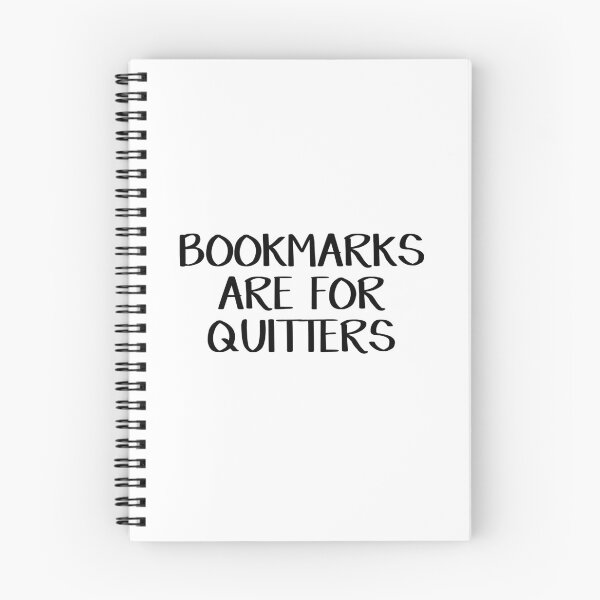 Item preview, Bookmarks are for quitters designed and sold by allthetees.