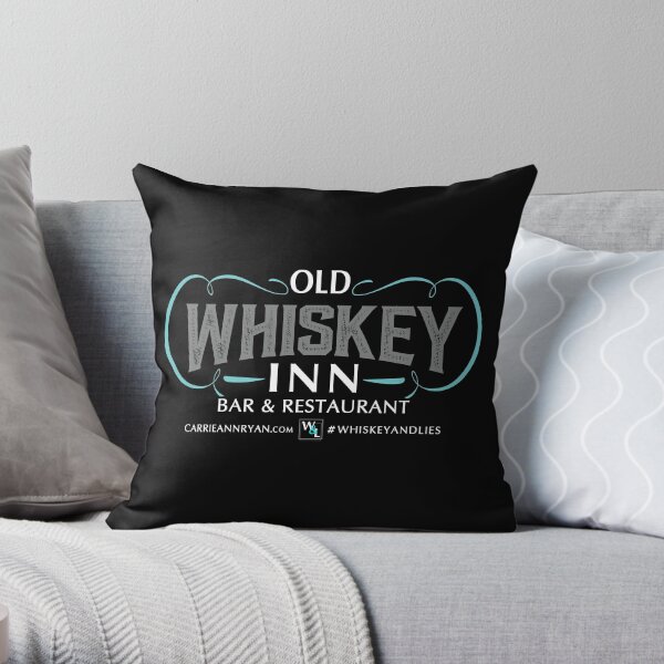 Whiskey and Lies...Old Whiskey Inn Bar and Restaurant (DARK) Throw Pillow