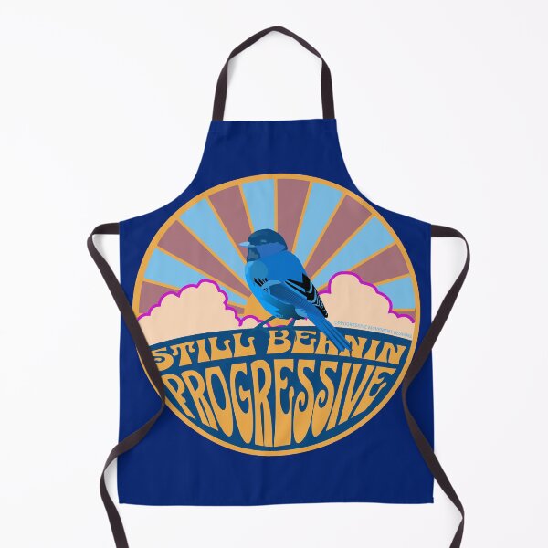 Item preview, PMD00124 Progressive Movement Designs Sunrise Still Bernin blue bird design for progressives designed and sold by ProgressiveLeft.