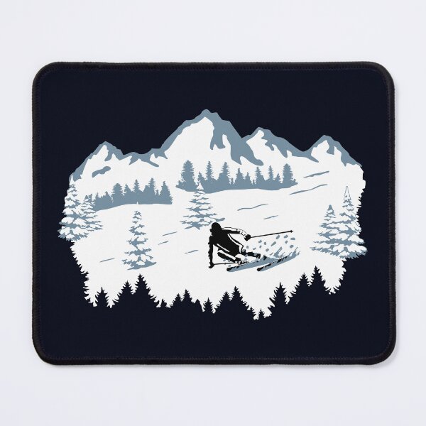 Item preview, Skiing, Skier, Ski, Winter Snow Mountains designed and sold by claudiasartwork.