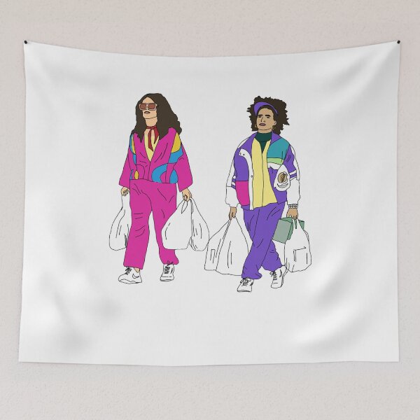 Item preview, Cool Retro Ilana Abbi Fans Art Broad City Ease These designed and sold by CratchGraphic.