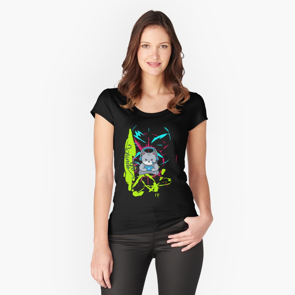 Item preview, Fitted Scoop T-Shirt designed and sold by OMdesign10.