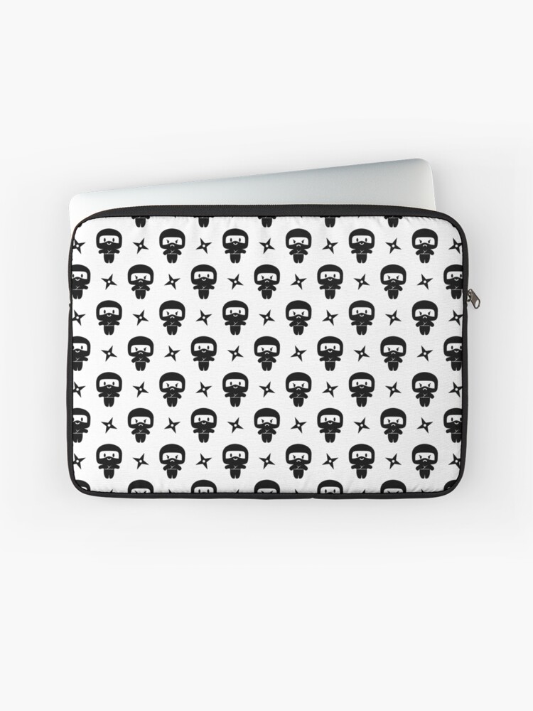 Thumbnail 1 of 2, Laptop Sleeve, Happy Grumpy Ninjas designed and sold by petitspixels.