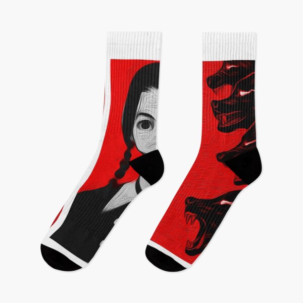 Item preview, Wednesday Addams 3 Panel Digital Art Print designed and sold by Gogmagosh.