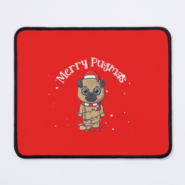 Item preview, Merry Pugmas. Christmas Pug. Festive Pug designed and sold by Doggymadness.