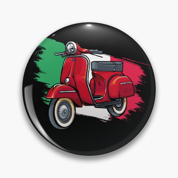 Item preview, Italy Classic Scooter Moped Bike Retro Love Vintage designed and sold by PartyShirts1.