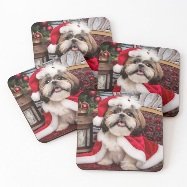 Item preview, Shih Tzu In Merry Christmas Photo For Shih Tzu Lovers designed and sold by SubtleSplit.
