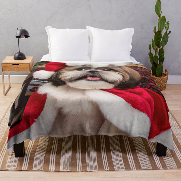 Item preview, Shih Tzu In Merry Christmas Photo For Shih Tzu Lovers designed and sold by SubtleSplit.