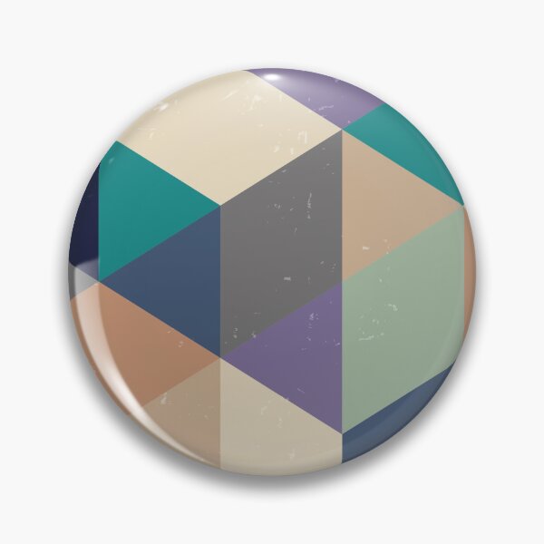 Aperçu de l'œuvre Motif géométrique rétro dans le style grunge créée et vendue par Pattern1design.