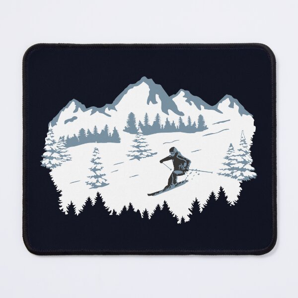 Item preview, Skiing, Skier, Ski, Winter Snow Mountains designed and sold by claudiasartwork.