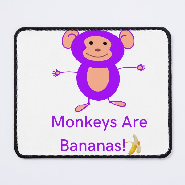 Item preview, Monkeys Are Bananas - Purple designed and sold by Georg3e.