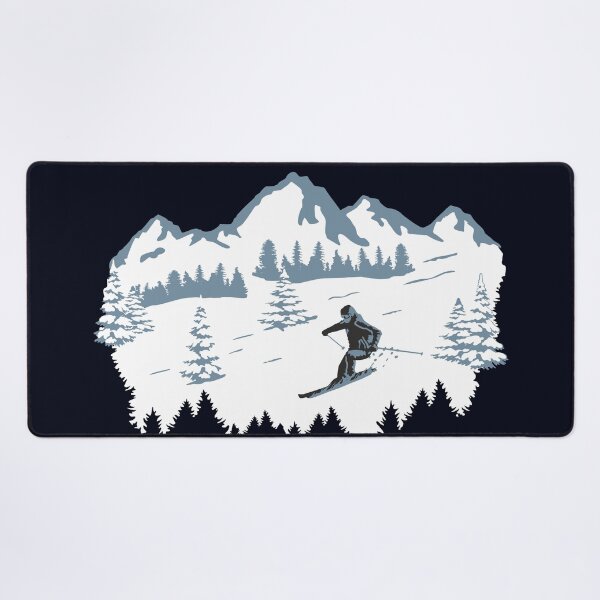 Item preview, Skiing, Skier, Ski, Winter Snow Mountains designed and sold by claudiasartwork.