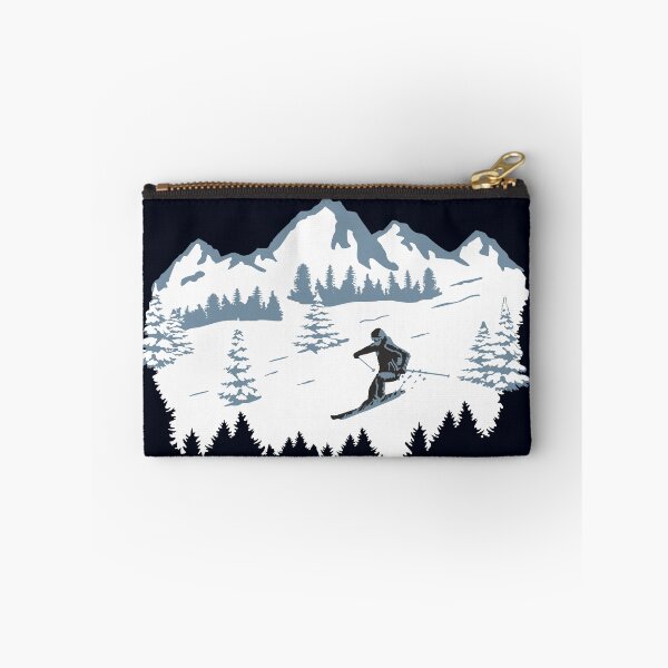 Item preview, Skiing, Skier, Ski, Winter Snow Mountains designed and sold by claudiasartwork.