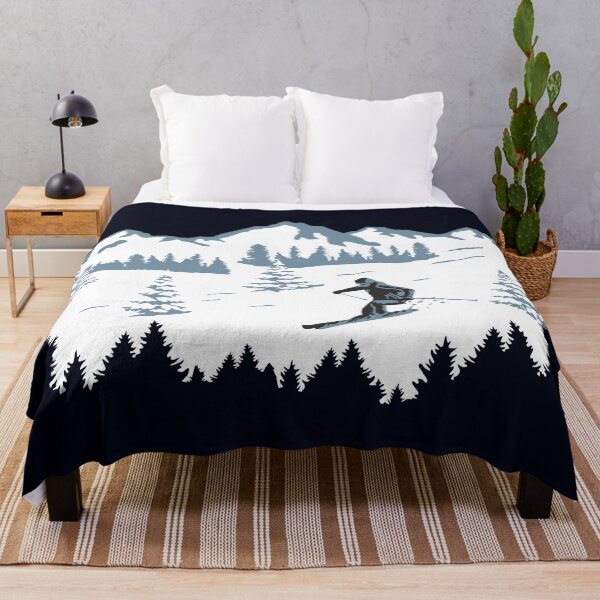 Item preview, Skiing, Skier, Ski, Winter Snow Mountains designed and sold by claudiasartwork.