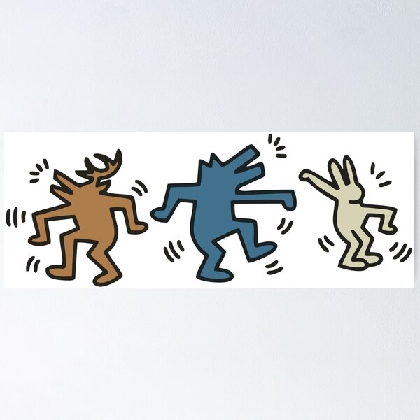 Item preview, animal deer kieth dog haring love rabbit designed and sold by SuneeKeiko.