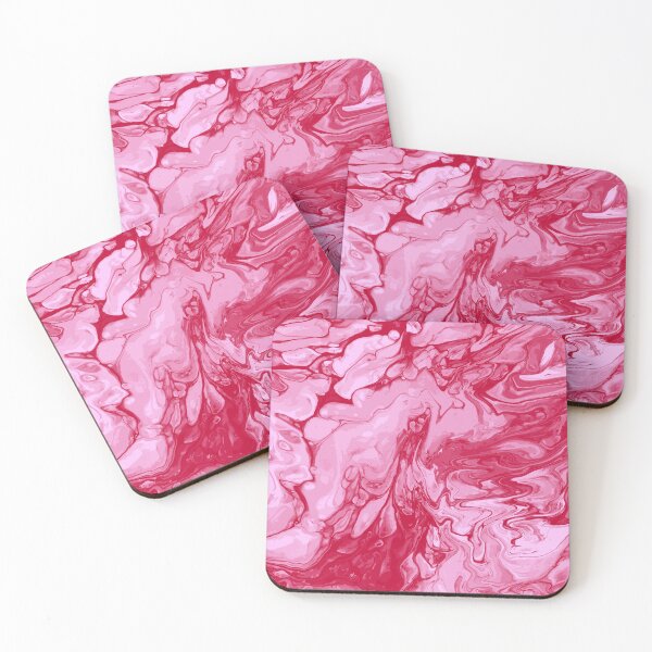 Artikelvorschau, Vivid Pink Palette 8 Marble Fluid  Art  entworfen und verkauft von Janzay.